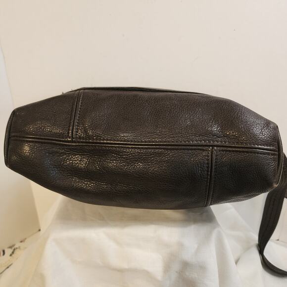 Bamzi Bags Leather Shoulder Bag Southwest Geometric Brown Turquoise Boho 12x7 - Picture 5 of 14